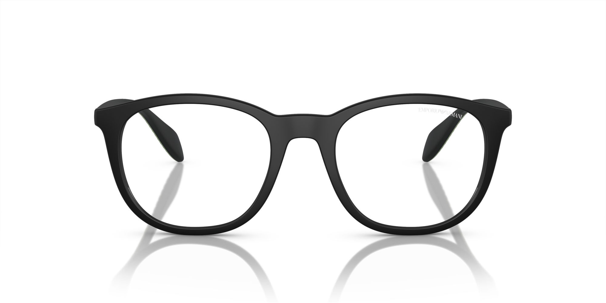 Occhiali da vista Emporio Armani EA 4211 (50011W) + Clip on colore nero opaco forma pantos lenti trasparente