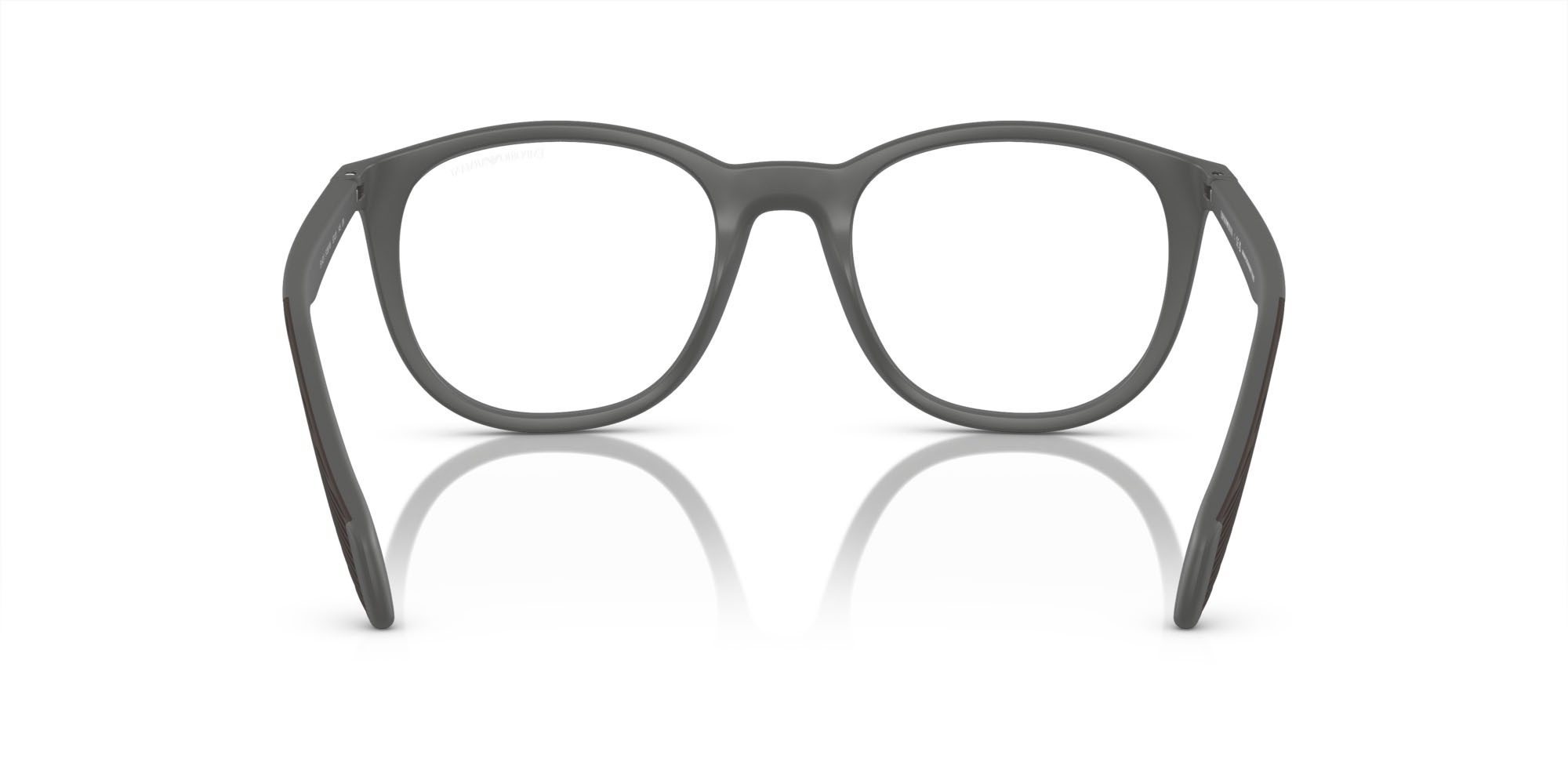 Eyeglasses Emporio Armani EA 4211 (51261W) + Clip on color grigio opaco shape pantos lenses trasparente