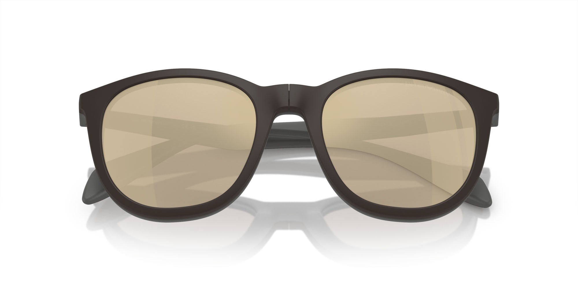 Eyeglasses Emporio Armani EA 4211 (51261W) + Clip on color grigio opaco shape pantos lenses trasparente