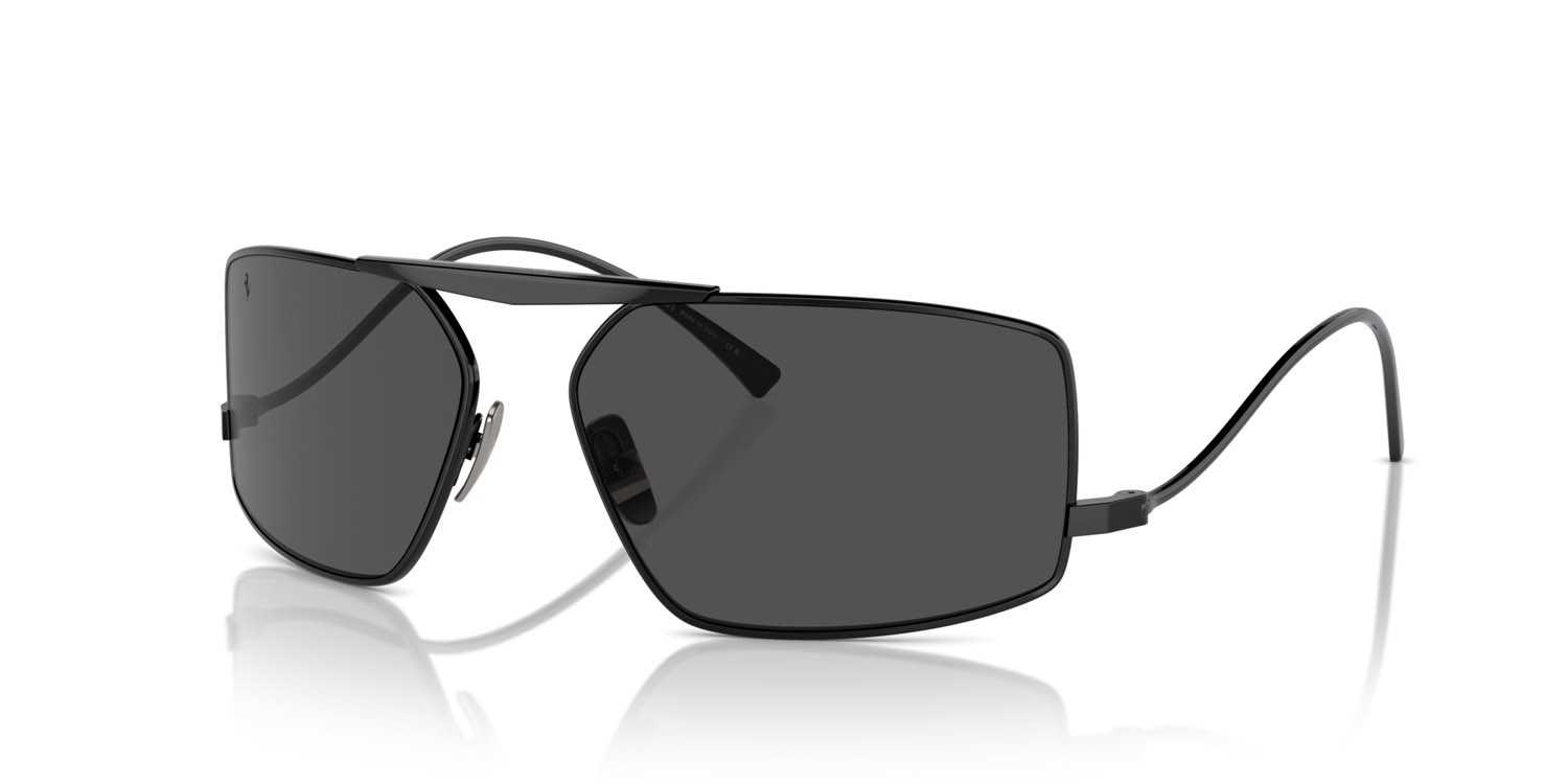 Occhiali da sole Ferrari FH 1008 (102/87) colore nero forma rettangolare lenti grigio