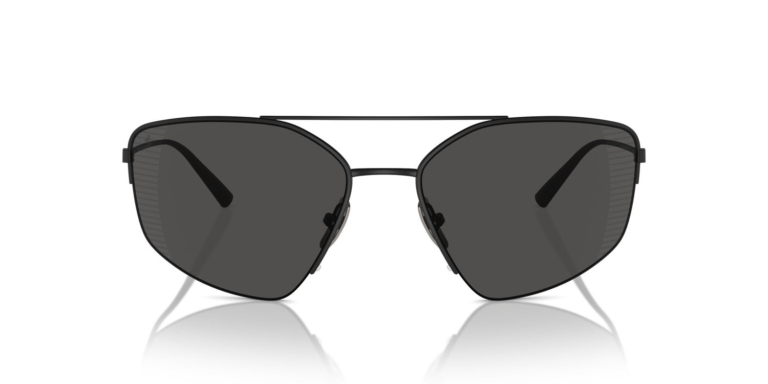 Occhiali da sole Ferrari FH 1009T (301/81) colore nero opaco forma irregolare lenti polarized grigia