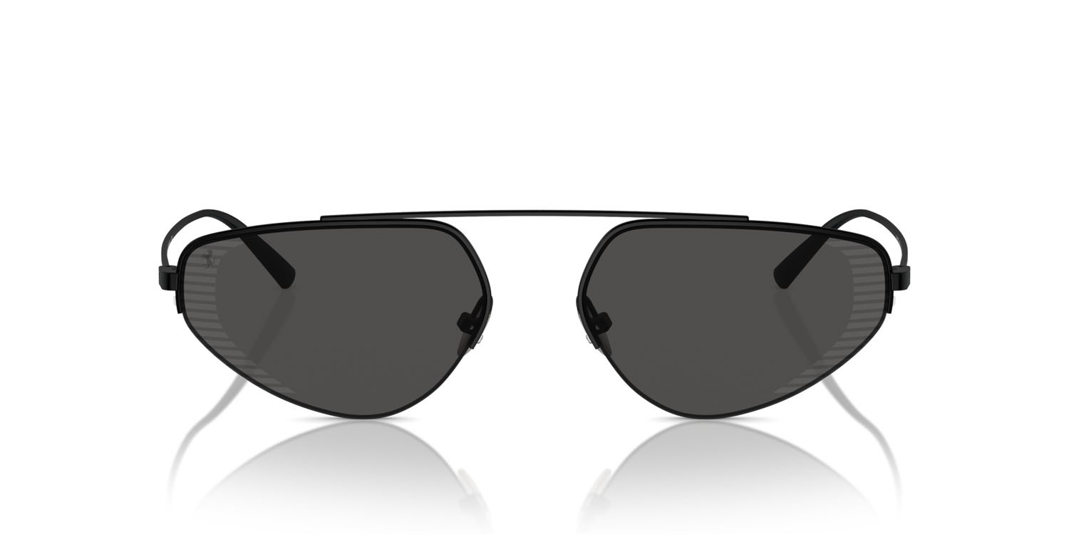 Occhiali da sole Ferrari FH 1010TD (301/87) colore nero opaco forma irregolare lenti grigio