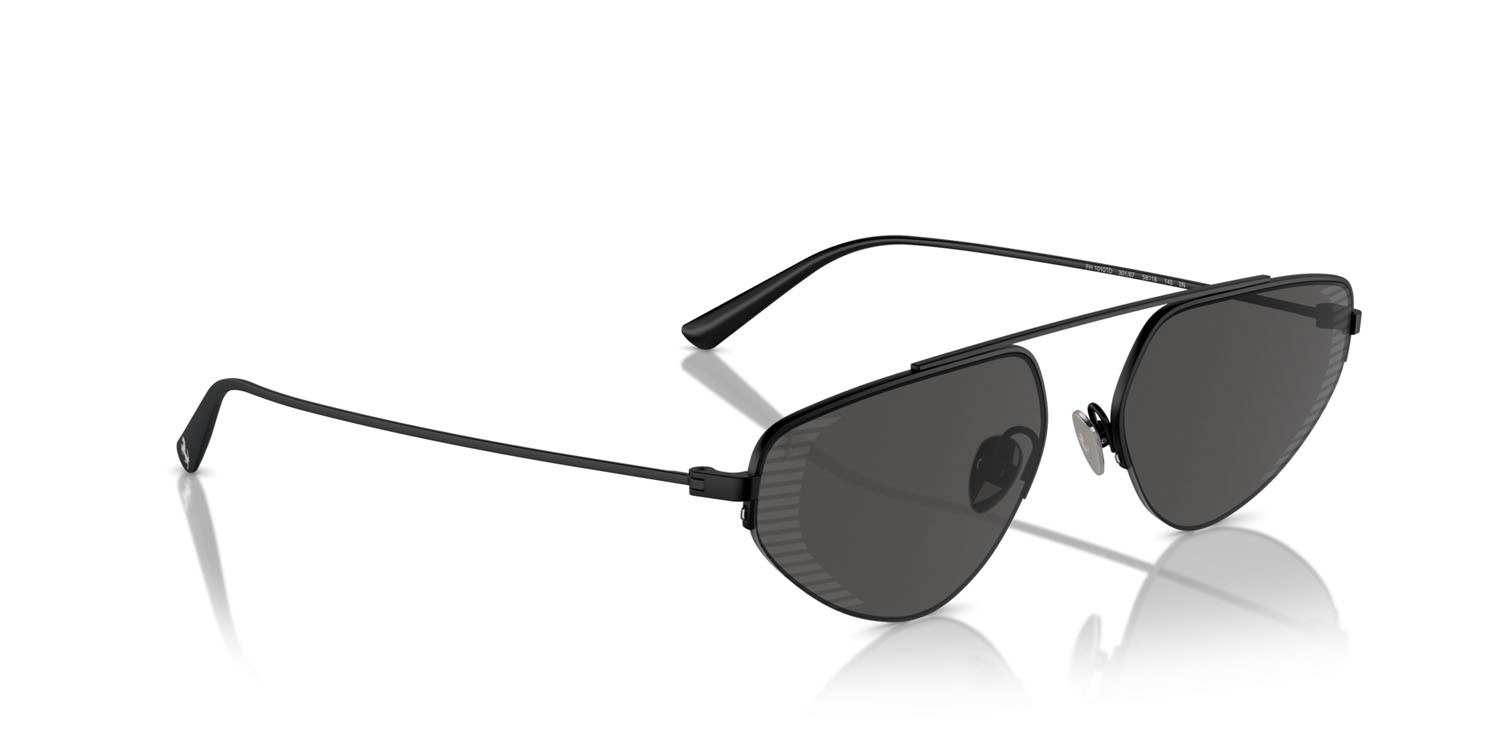 Occhiali da sole Ferrari FH 1010TD (301/87) colore nero opaco forma irregolare lenti grigio