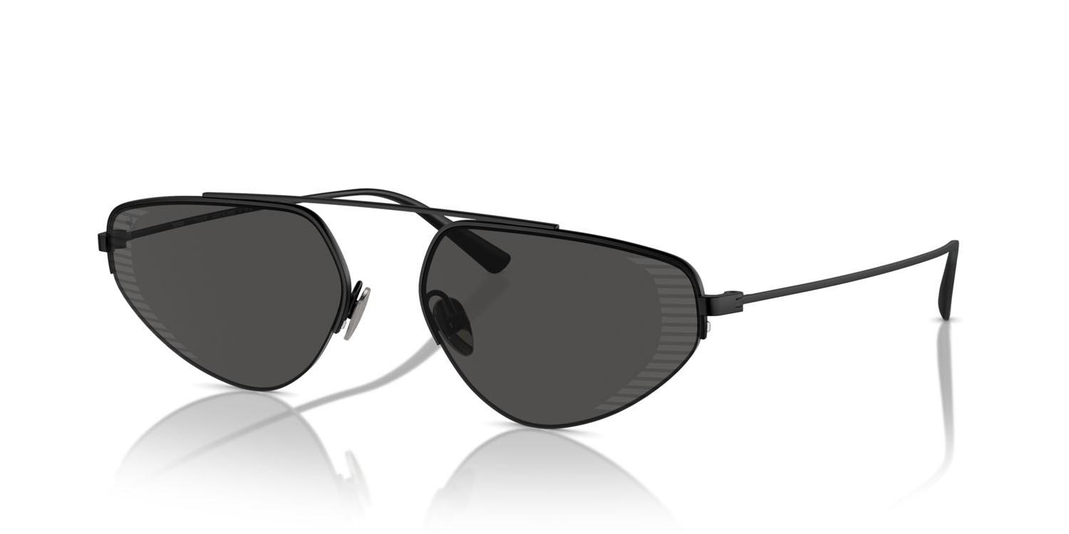 Occhiali da sole Ferrari FH 1010TD (301/87) colore nero opaco forma irregolare lenti grigio