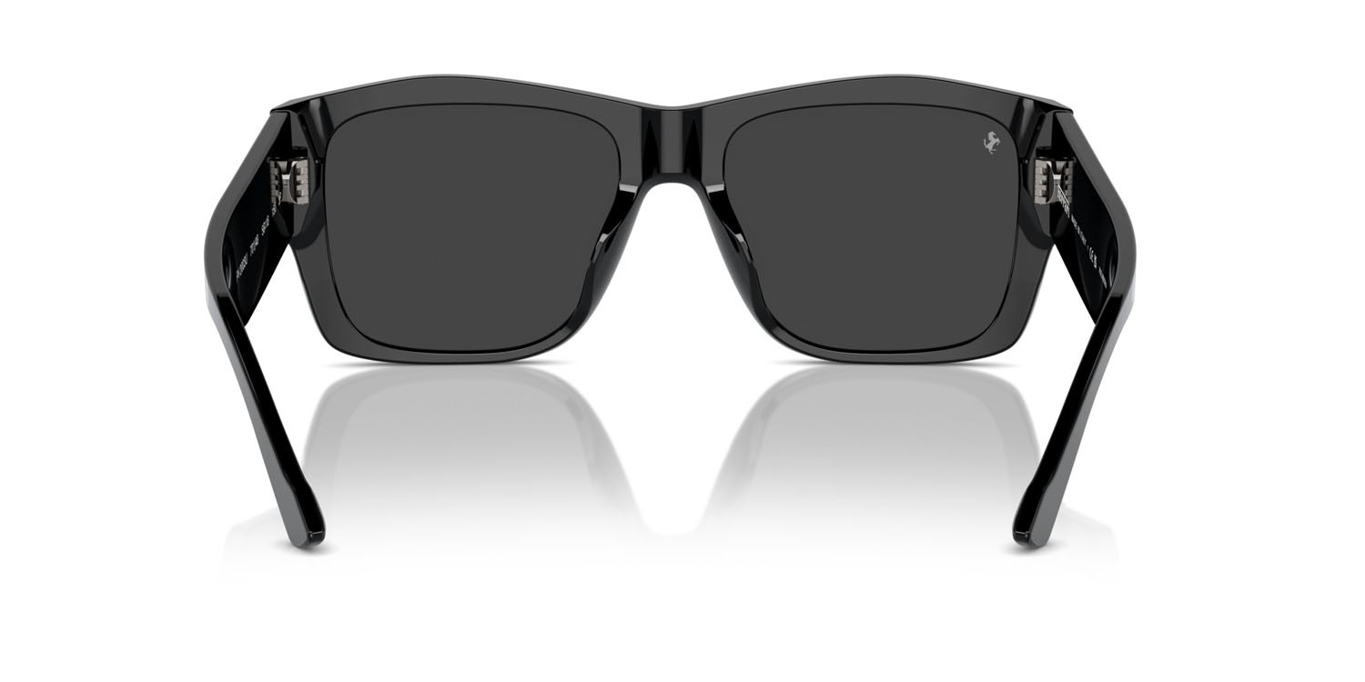 Occhiali da sole Ferrari FH 2003U (701/48) colore nero forma quadrato lenti polarized grigia