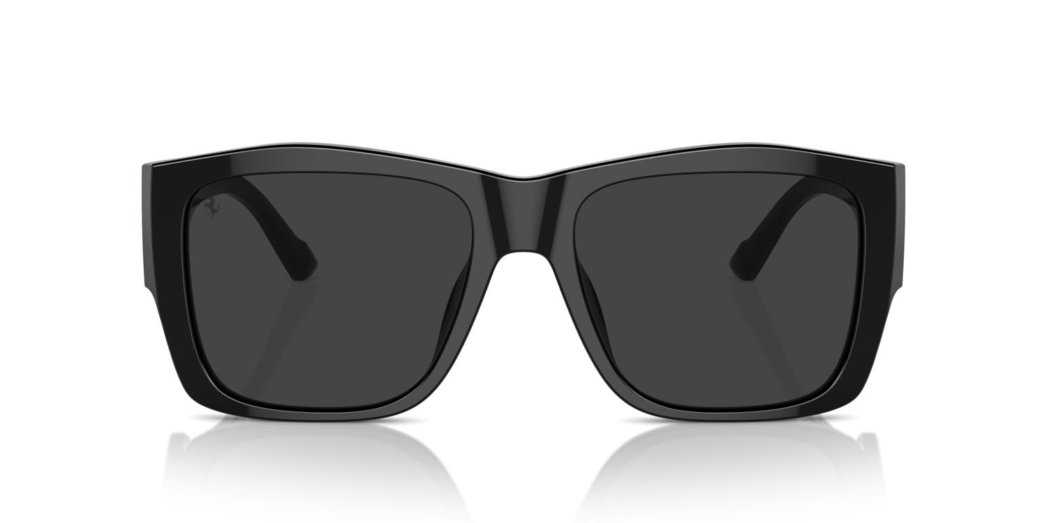 Occhiali da sole Ferrari FH 2003U (701/48) colore nero forma quadrato lenti polarized grigia