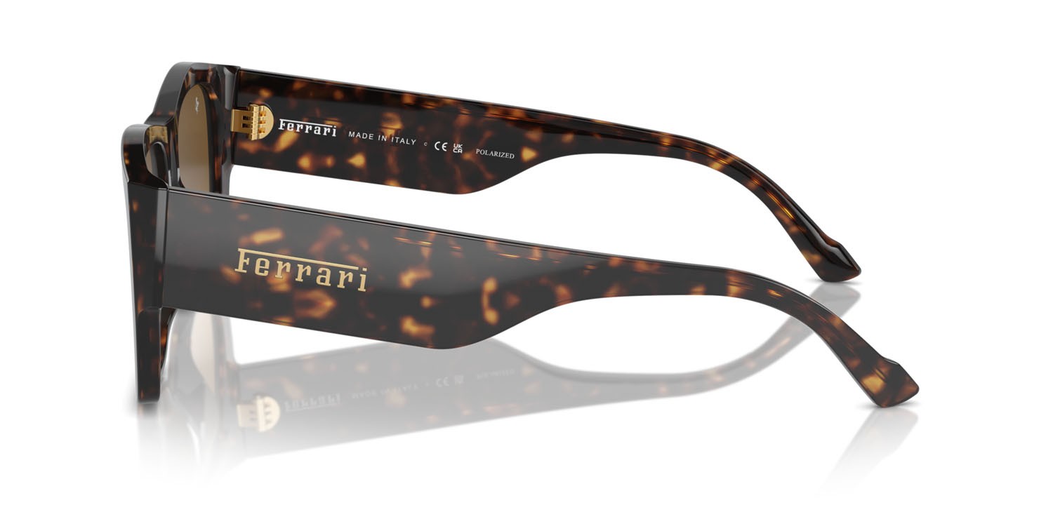 Occhiali da sole Ferrari FH 2003U (702/M2) colore havana forma quadrato lenti polarized marrone sfumata