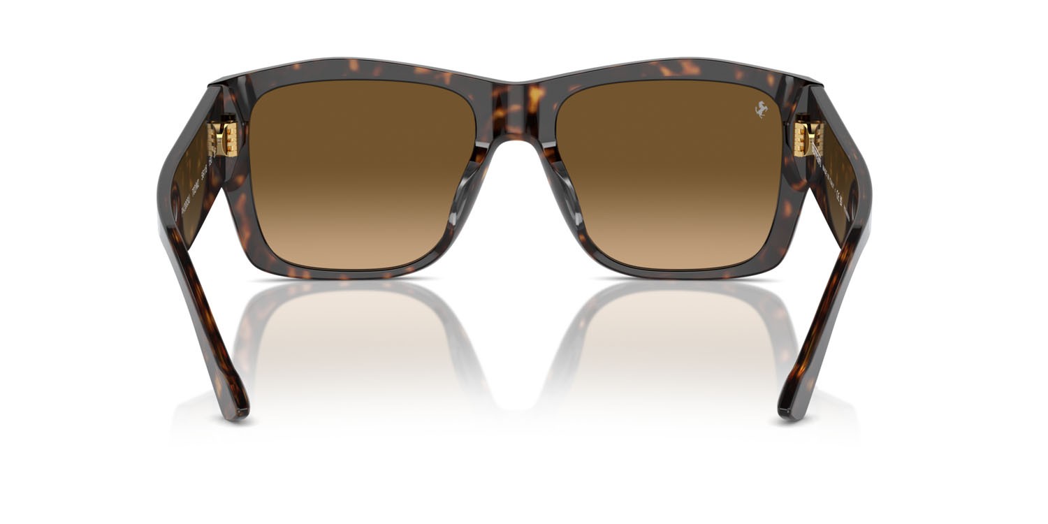 Occhiali da sole Ferrari FH 2003U (702/M2) colore havana forma quadrato lenti polarized marrone sfumata