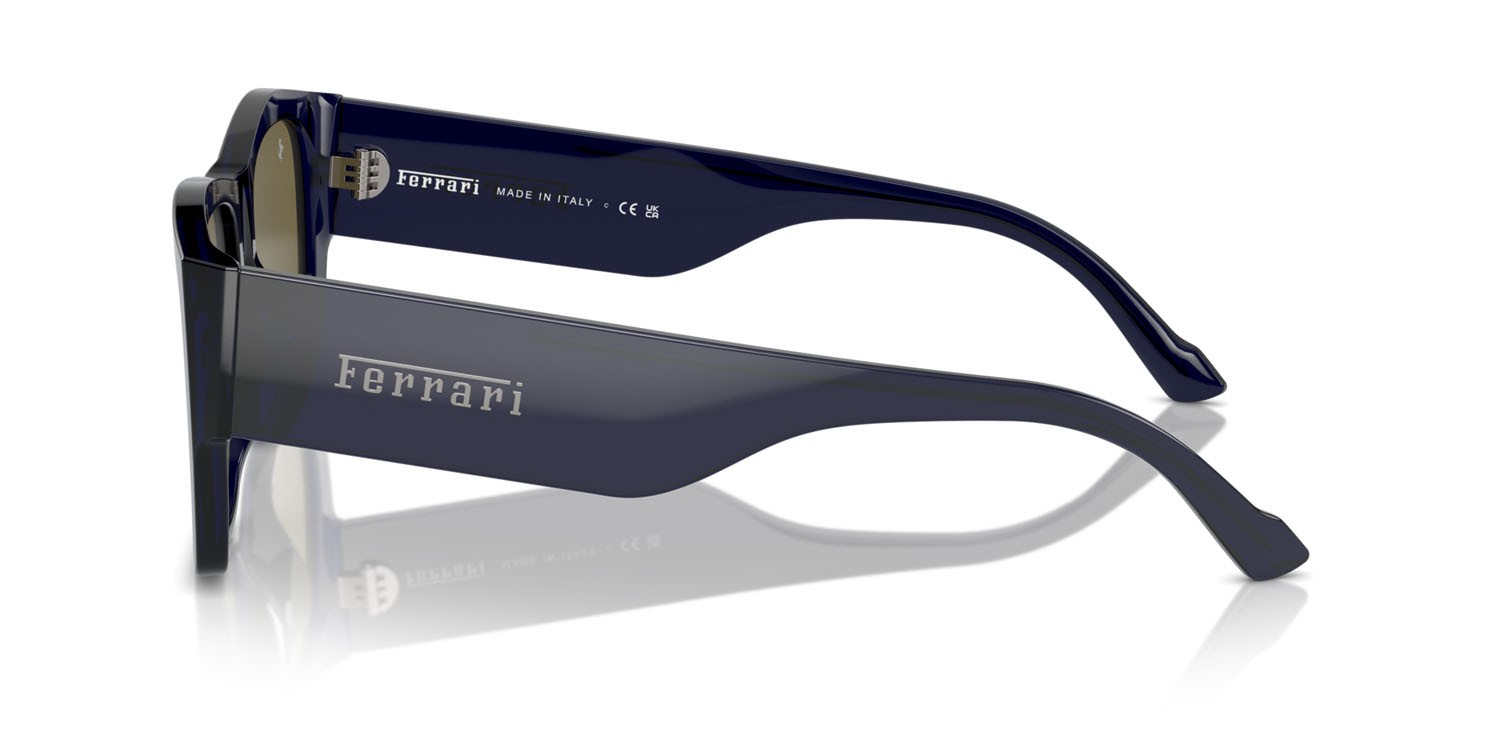 Occhiali da sole Ferrari FH 2003U (708/80) colore blu forma quadrato lenti blu specchiato