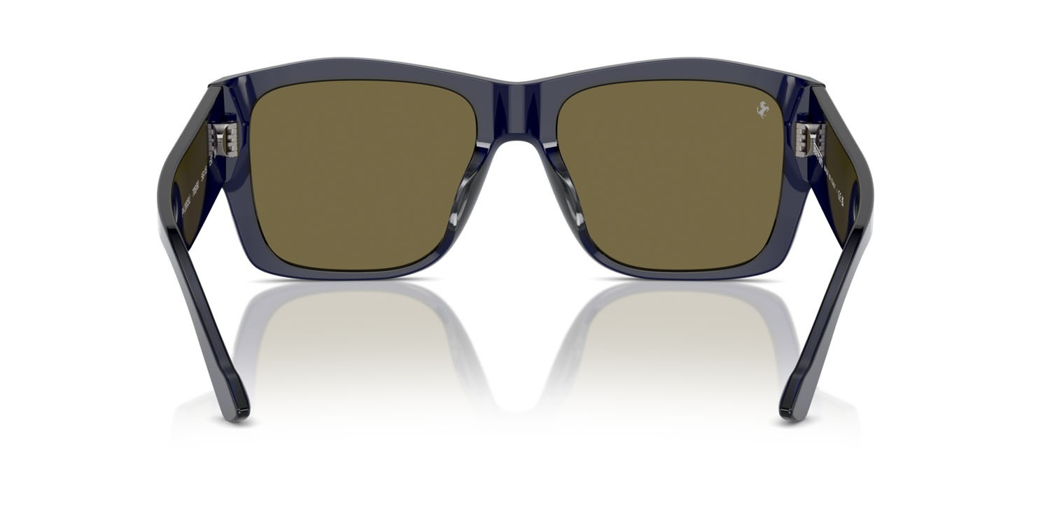 Occhiali da sole Ferrari FH 2003U (708/80) colore blu forma quadrato lenti blu specchiato