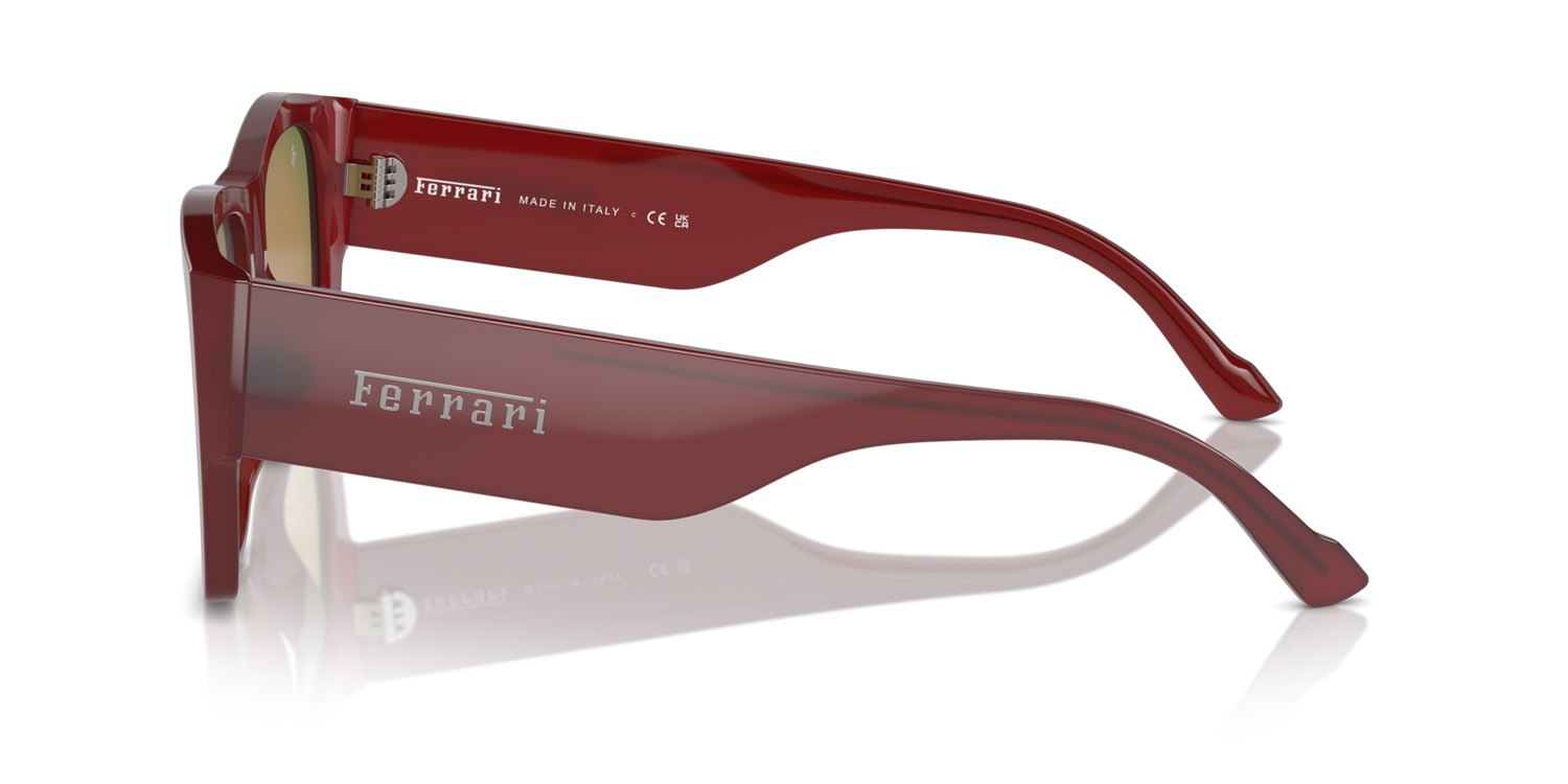 Occhiali da sole Ferrari FH 2003U (709/69) colore rosso forma quadrato lenti rosso