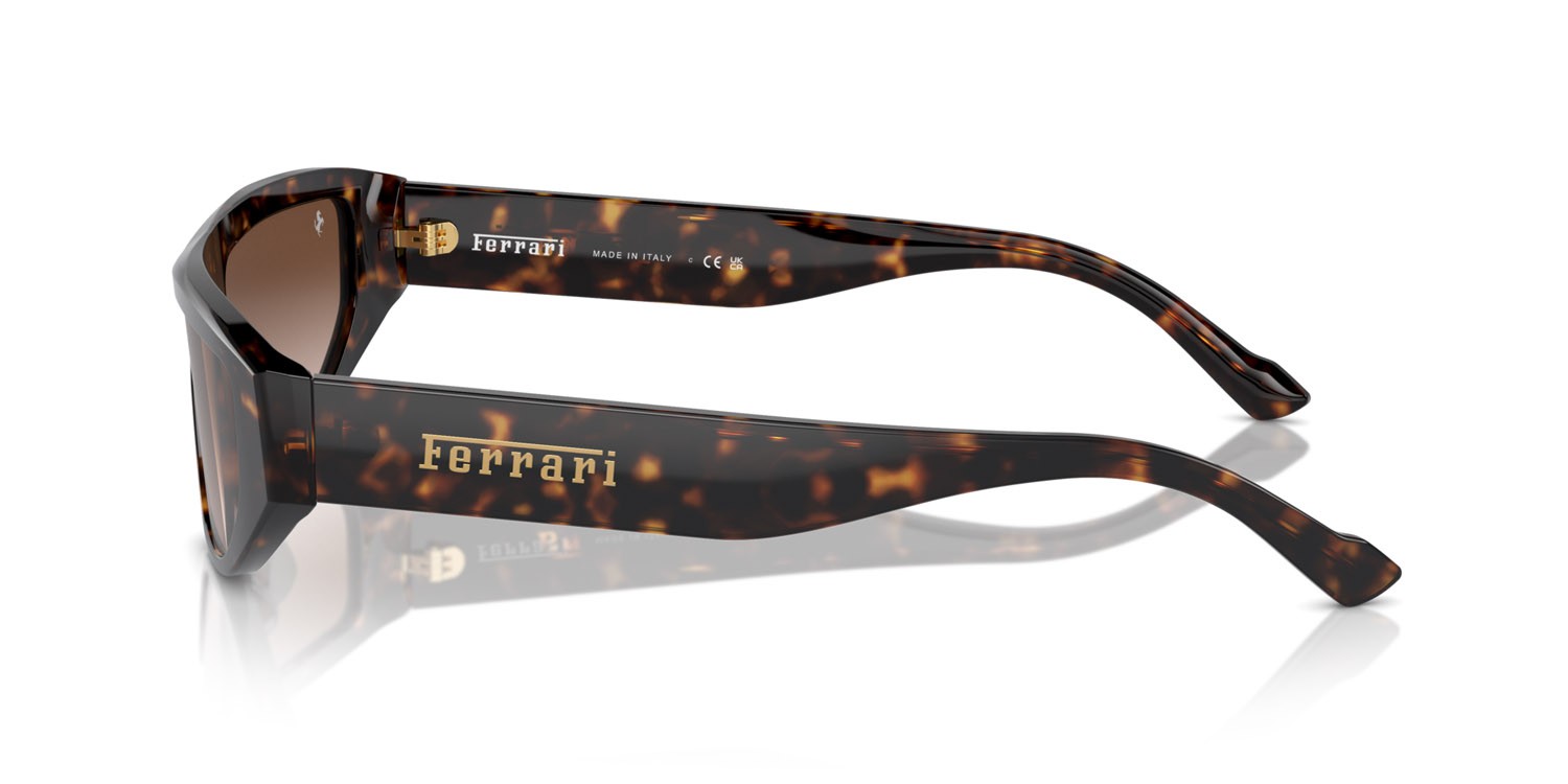 Occhiali da sole Ferrari FH 2004U (702/13) colore havana forma rettangolare lenti marrone sfumato