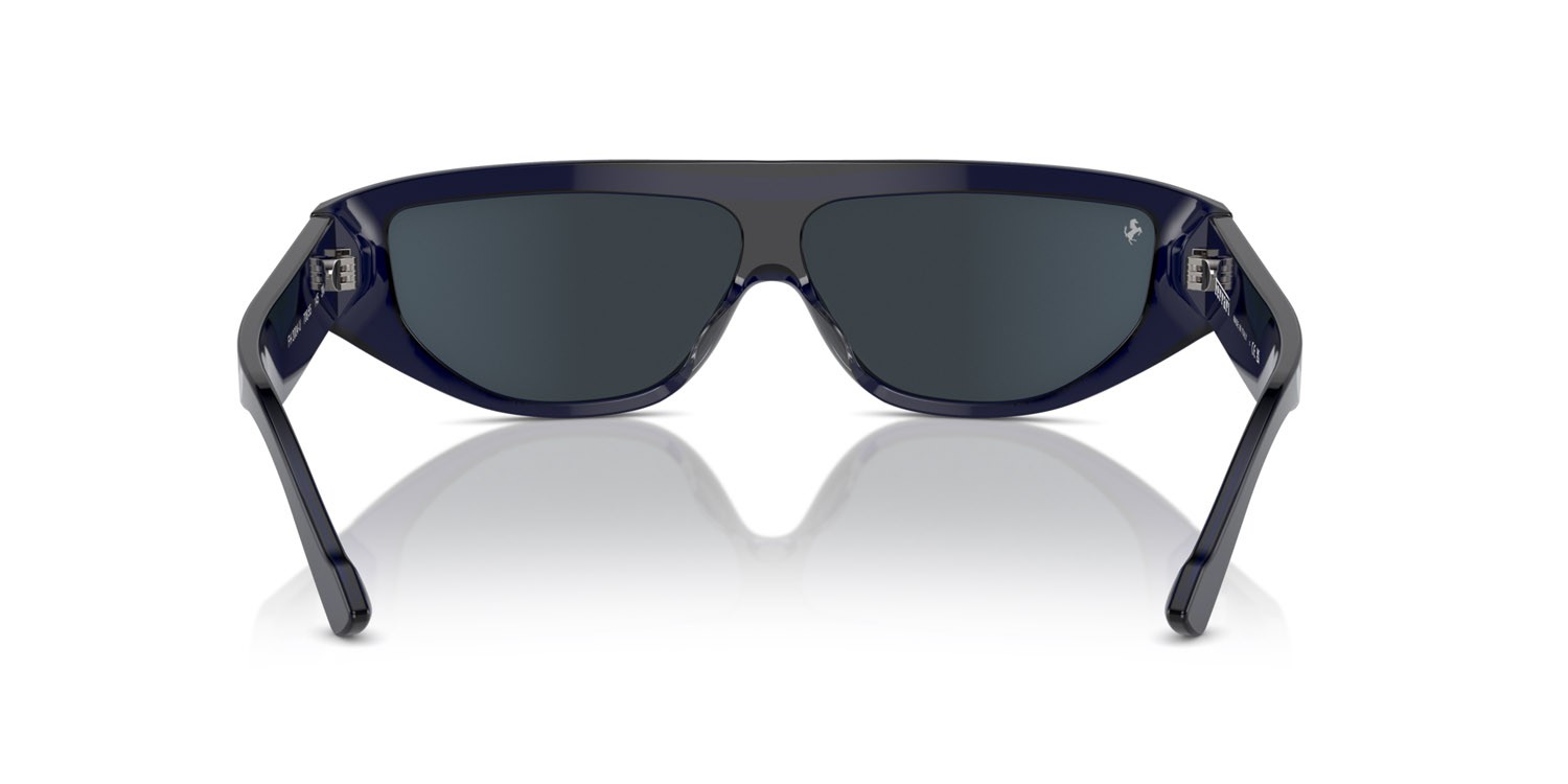 Occhiali da sole Ferrari FH 2004U (708/55) colore blu forma rettangolare lenti blu specchiato
