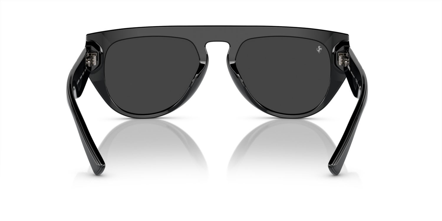 Occhiali da sole Ferrari FH 2005U (701/48) colore nero forma aviator lenti polarized black mirror