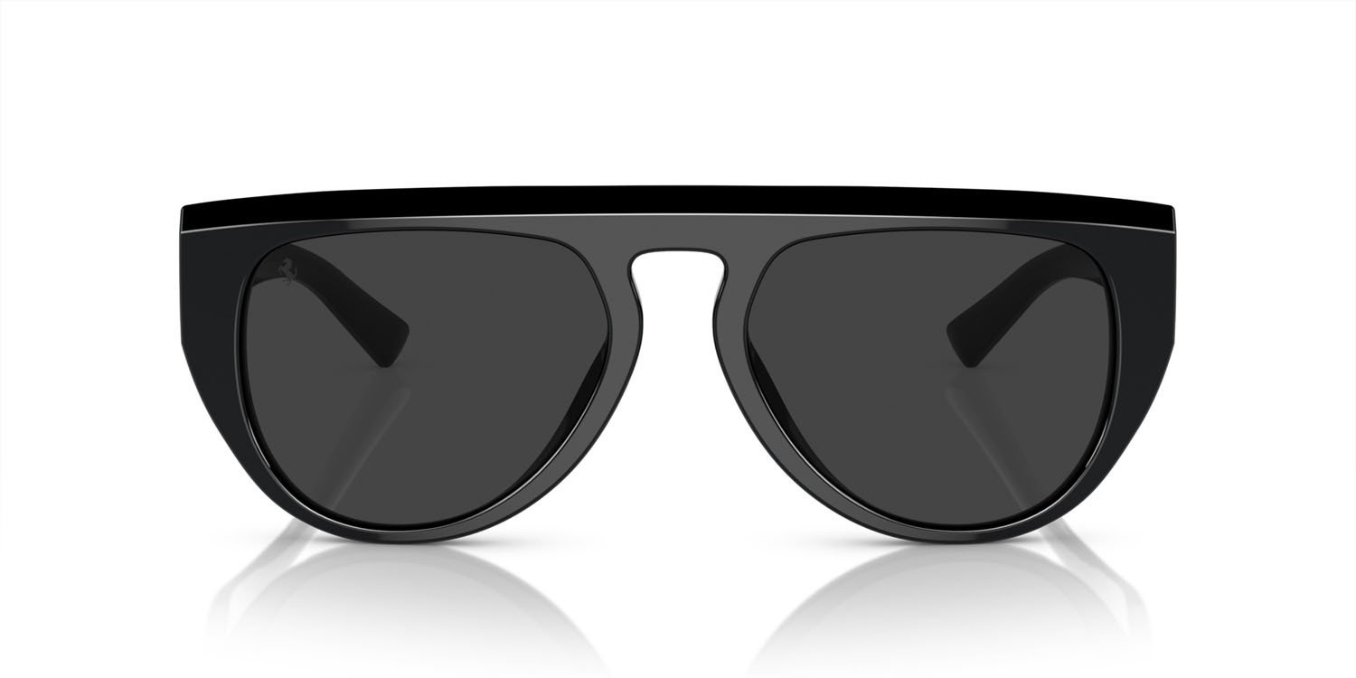 Occhiali da sole Ferrari FH 2005U (701/48) colore nero forma aviator lenti polarized black mirror
