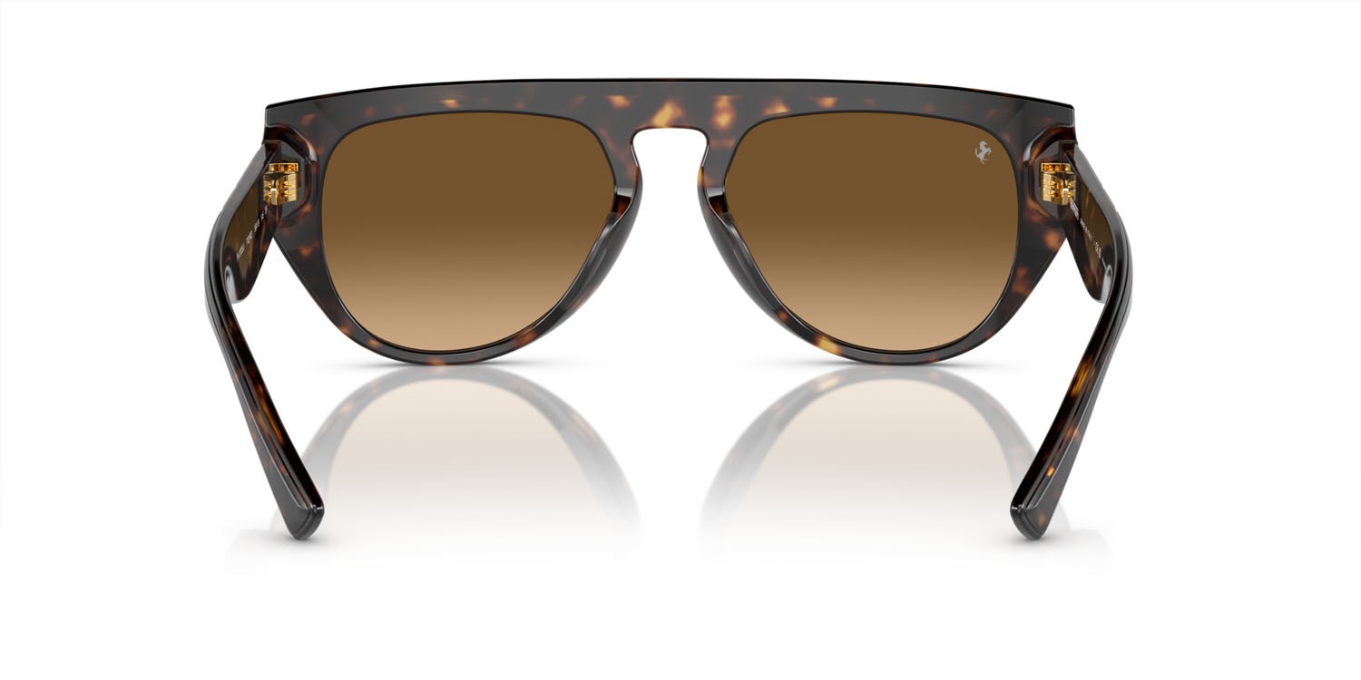 Occhiali da sole Ferrari FH 2005U (702/M2) colore havana forma aviator lenti polarized marrone sfumata