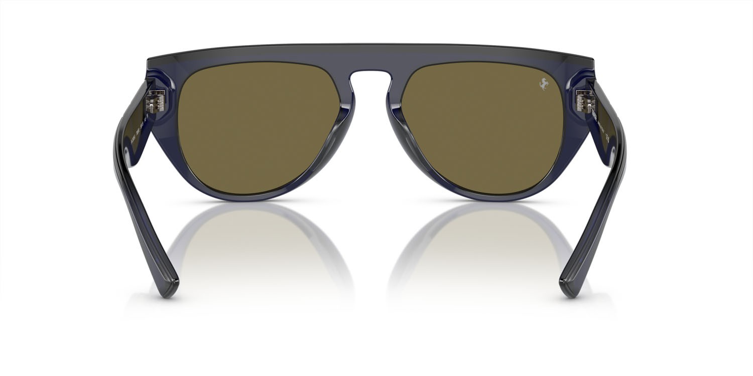 Occhiali da sole Ferrari FH 2005U (708/80) colore blu forma aviator lenti blu specchiato