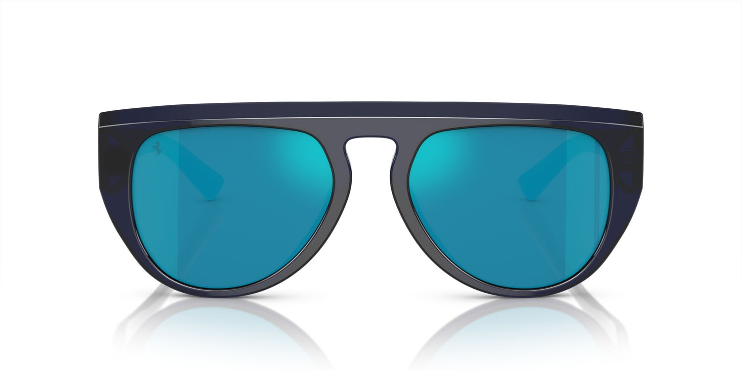 Occhiali da sole Ferrari FH 2005U (708/80) colore blu forma aviator lenti blu specchiato