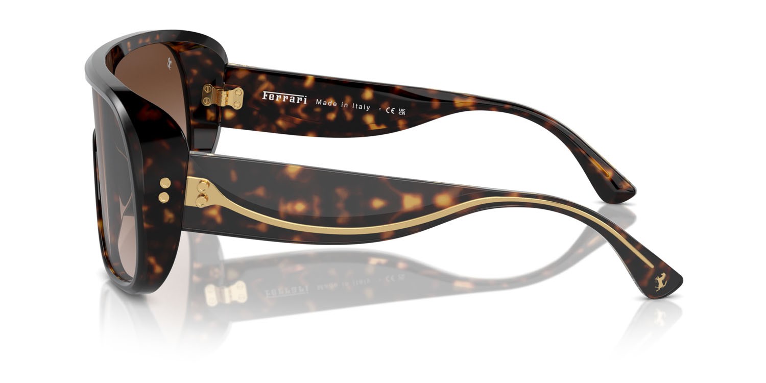 Occhiali da sole Ferrari FH 2006U (702/13) colore havana forma rettangolare lenti marrone sfumato