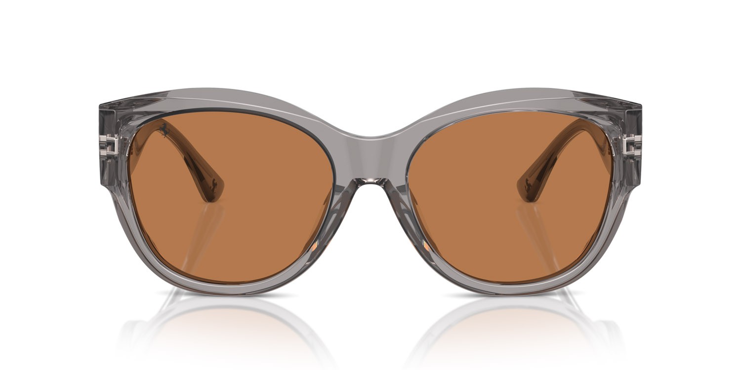 Occhiali da sole Ferrari FH 2008U (703/73) colore grigio trasparente forma quadrato lenti marrone