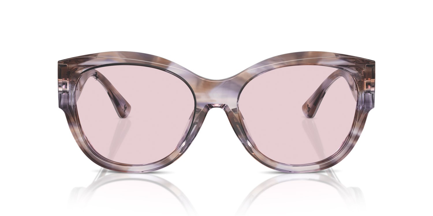 Occhiali da sole Ferrari FH 2008U (704/P5) colore havana viola forma quadrato lenti transition pink