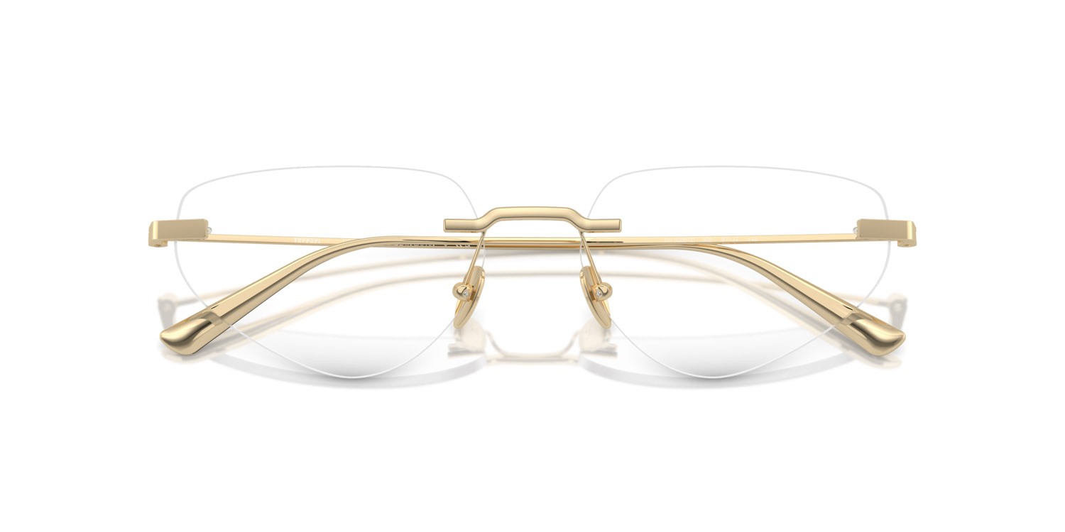 Occhiali da vista Ferrari FH 3002TD (302) colore oro pallido forma irregolare lenti lente demo