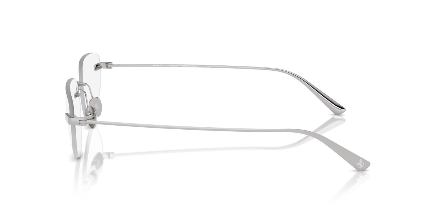 Occhiali da vista Ferrari FH 3002TD (303) colore argento forma irregolare lenti lente demo