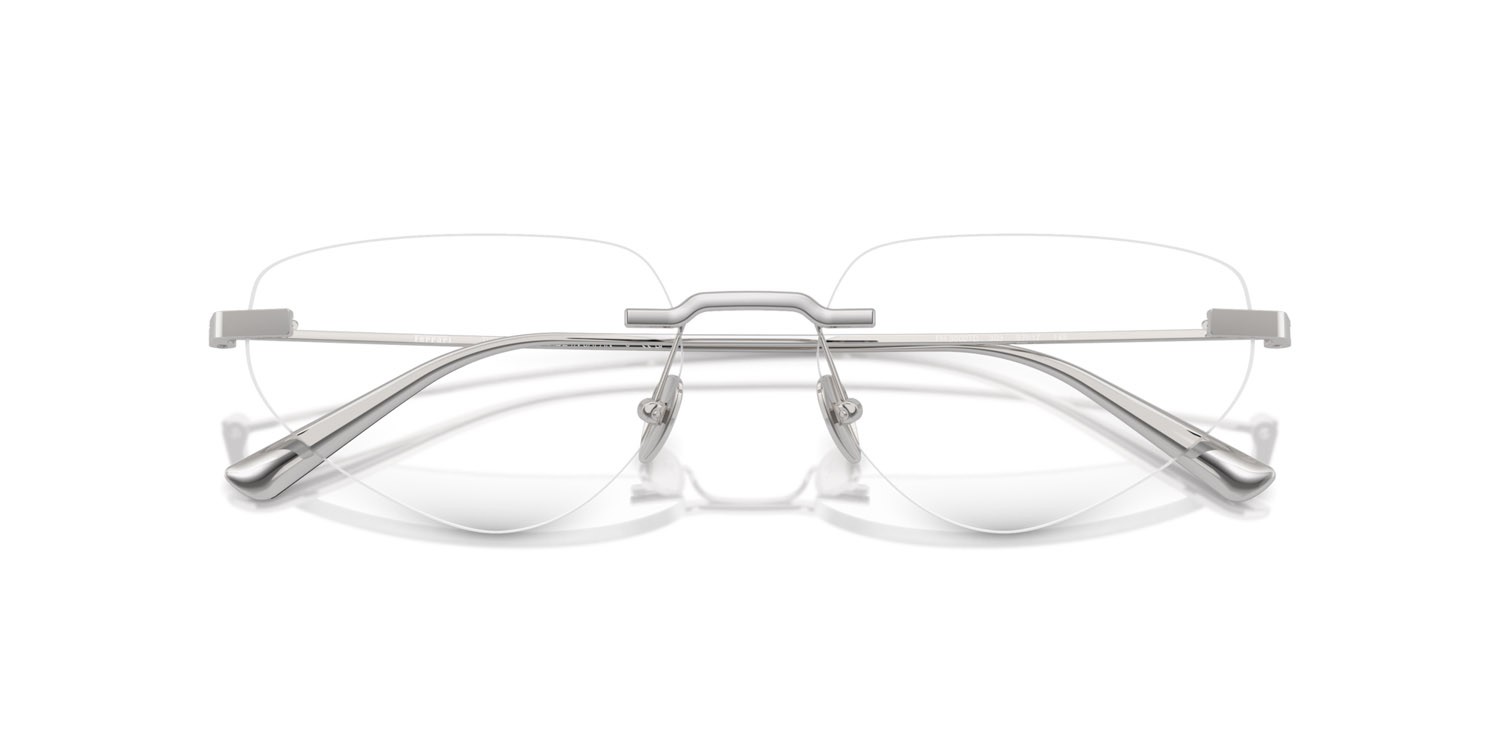 Occhiali da vista Ferrari FH 3002TD (303) colore argento forma irregolare lenti lente demo