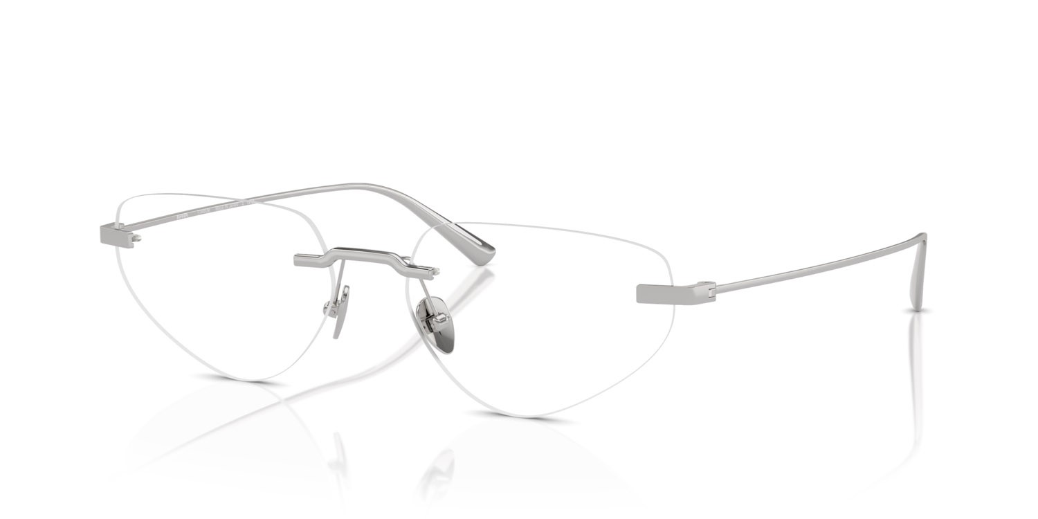 Occhiali da vista Ferrari FH 3002TD (303) colore argento forma irregolare lenti lente demo