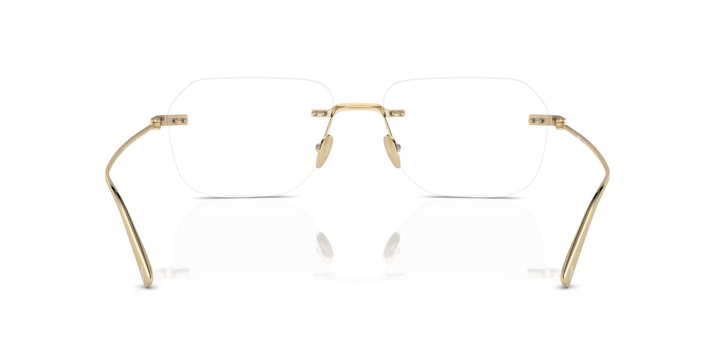 Occhiali da vista Ferrari FH 3003TD (302) colore oro pallido forma quadrato lenti lente demo