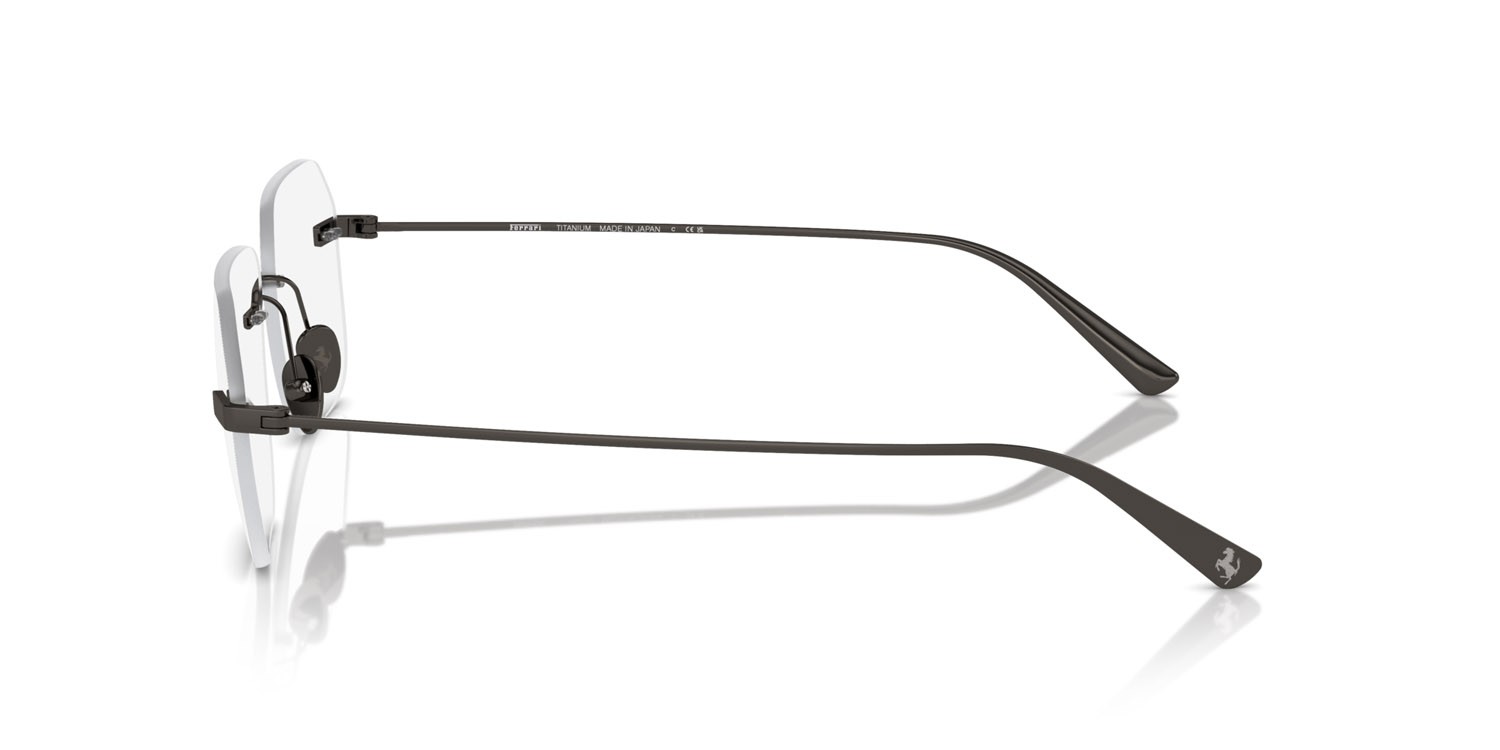 Occhiali da vista Ferrari FH 3003TD (304) colore gunmetal forma quadrato lenti lente demo