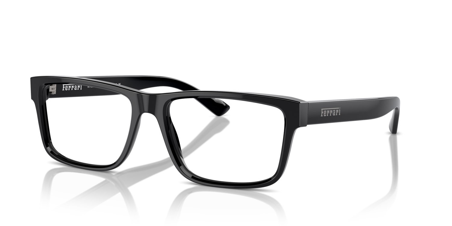 Occhiali da vista Ferrari FH 4001 (701) colore nero forma rettangolare lenti lente demo