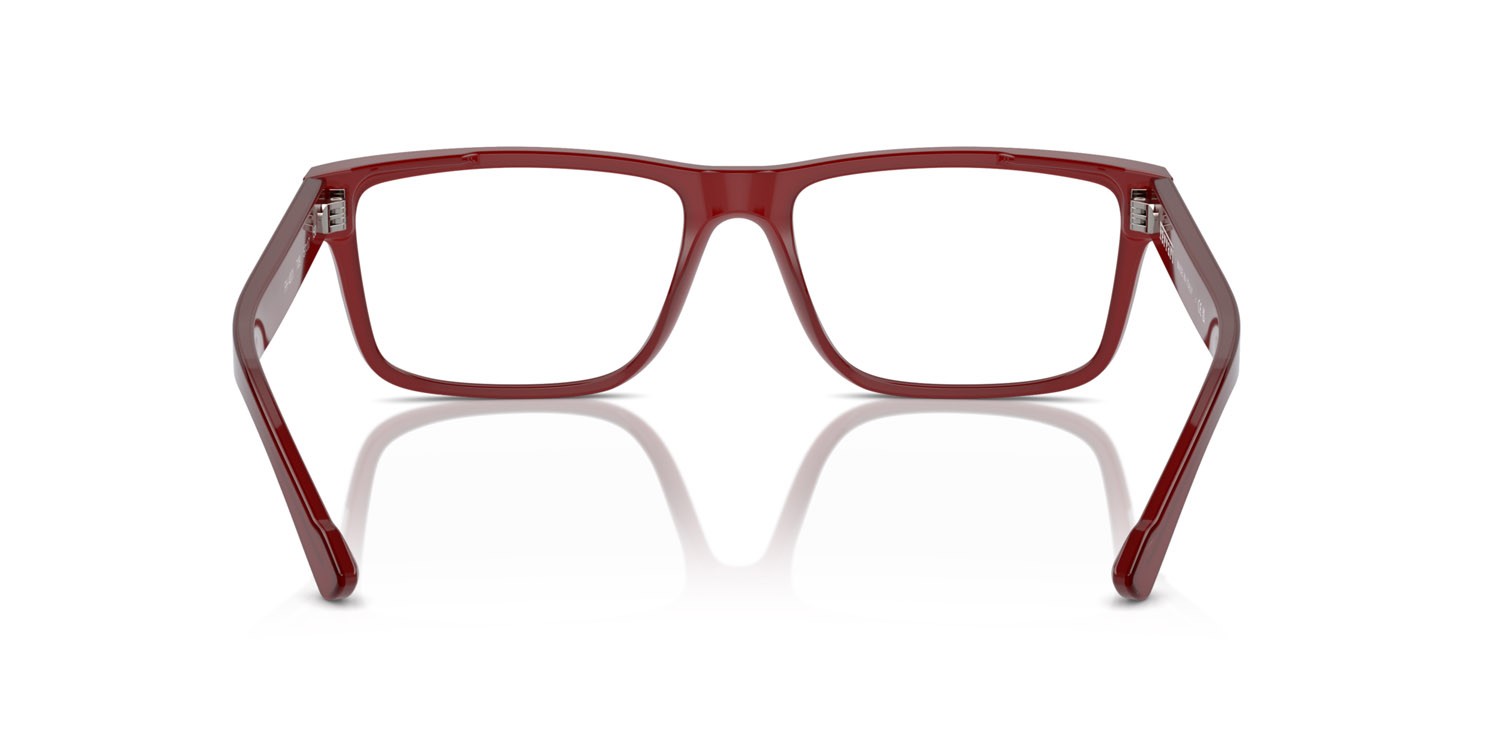 Occhiali da vista Ferrari FH 4001 (709) colore rosso trasparente forma rettangolare lenti lente demo