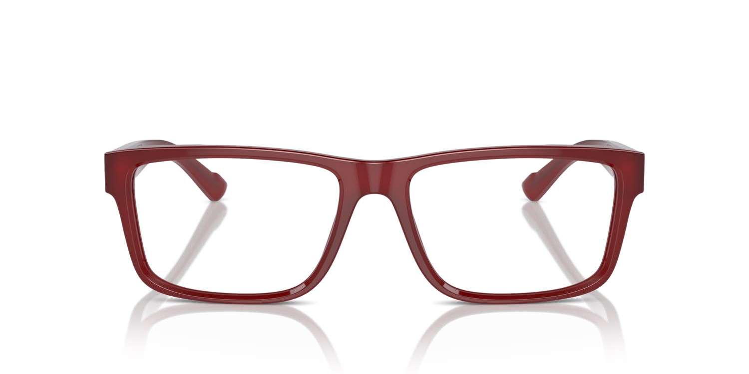 Occhiali da vista Ferrari FH 4001 (709) colore rosso trasparente forma rettangolare lenti lente demo