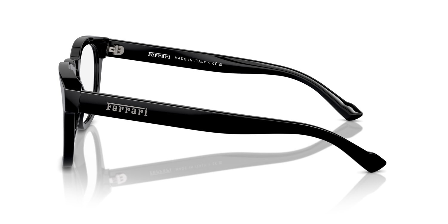 Occhiali da vista Ferrari FH 4002 (701) colore nero forma rotondo lenti lente demo