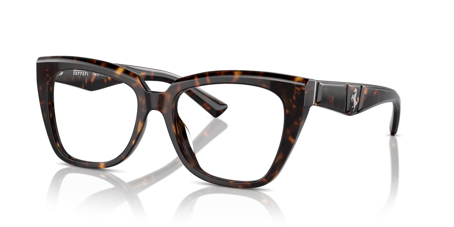 Occhiali da vista Ferrari FH 4003U (702) colore havana forma quadrato lenti lente demo