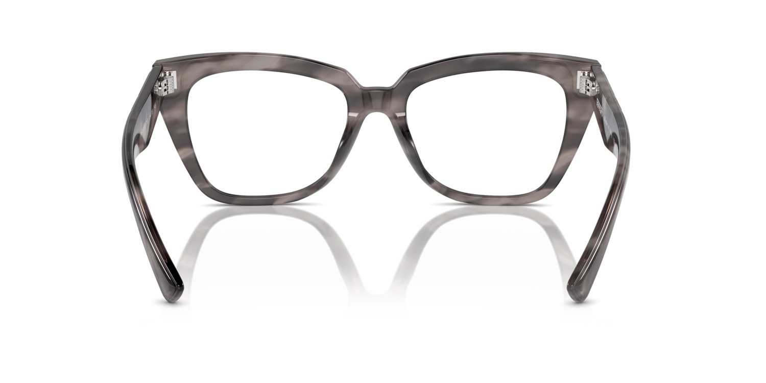 Occhiali da vista Ferrari FH 4003U (710) colore grigio striato forma quadrato lenti lente demo