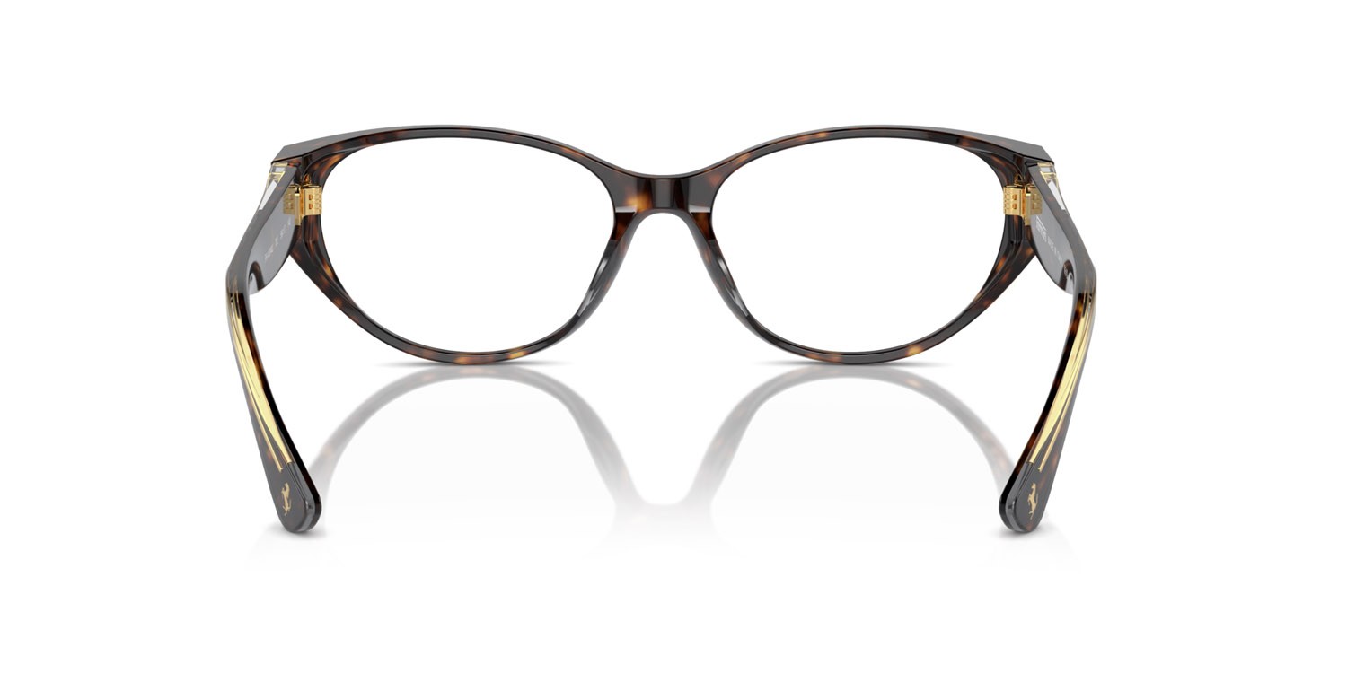 Occhiali da vista Ferrari FH 4004U (702) colore havana forma cat eye lenti lente demo