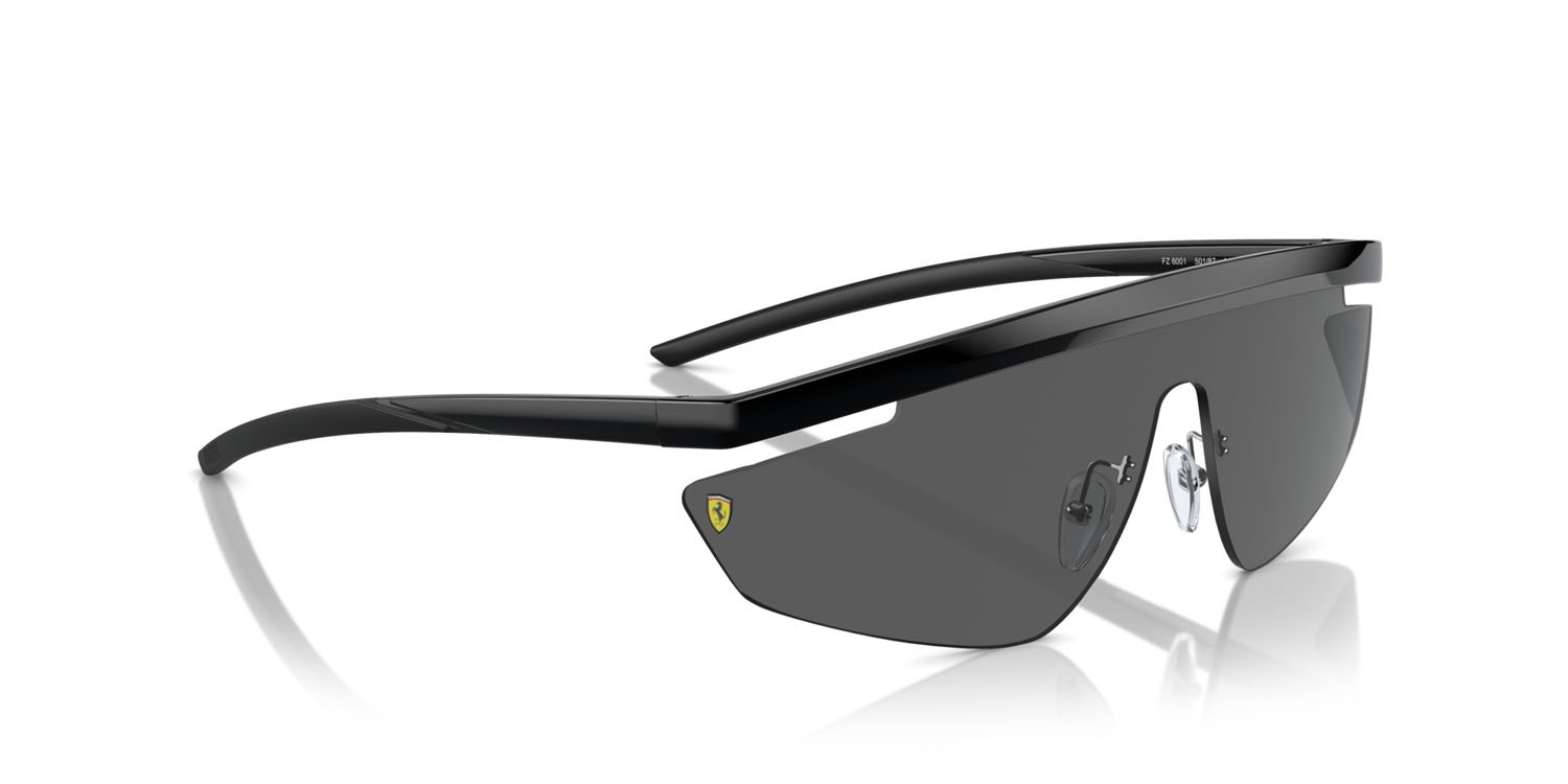 Occhiali da sole Ferrari Scuderia FZ 6001 (501/87) colore nero forma irregolare lenti grigio
