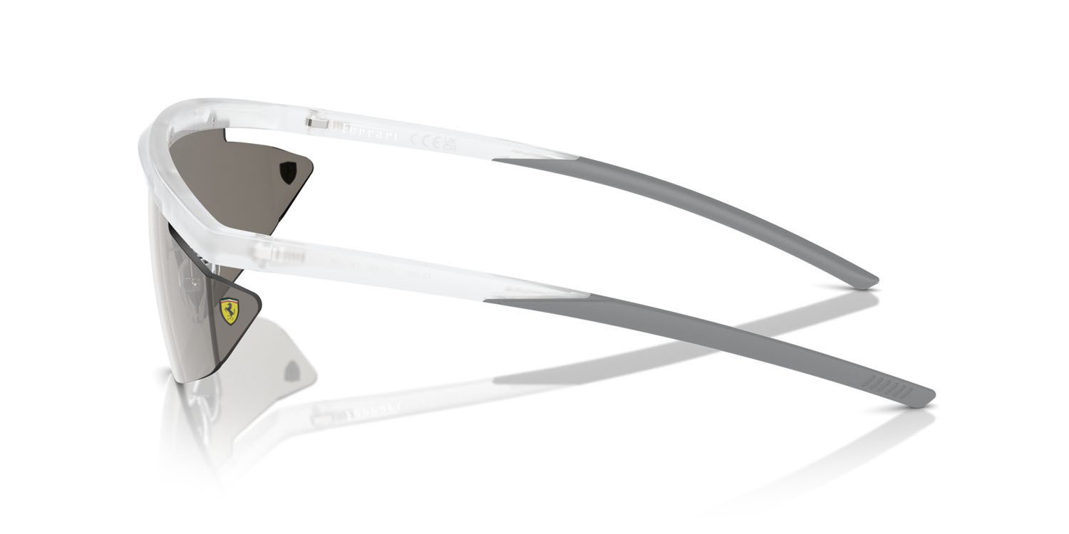 Occhiali da sole Ferrari Scuderia FZ 6001 (505/6G) colore grigio trasparente forma irregolare lenti specchiata grigia