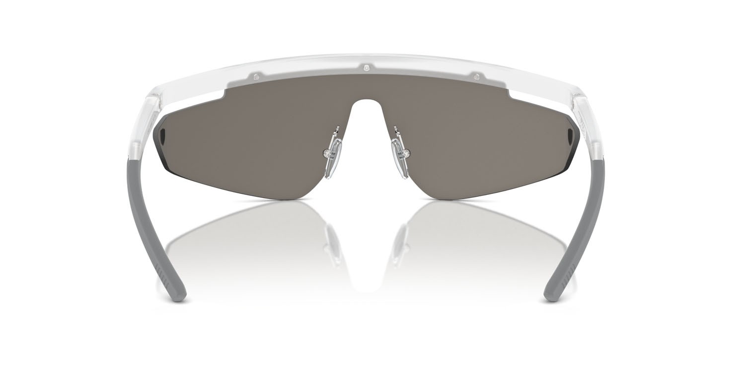 Occhiali da sole Ferrari Scuderia FZ 6001 (505/6G) colore grigio trasparente forma irregolare lenti specchiata grigia