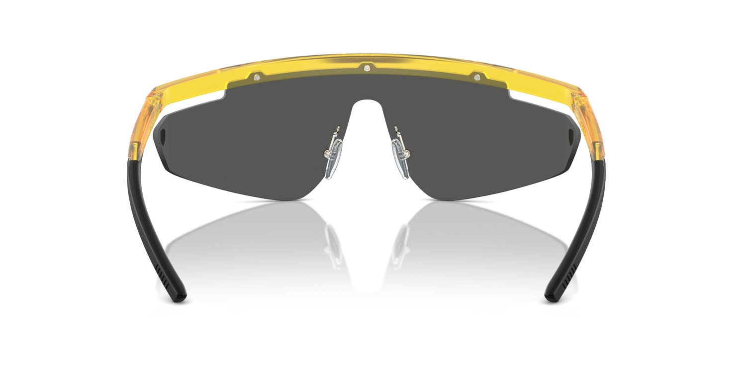 Occhiali da sole Ferrari Scuderia FZ 6001 (507/87) colore opal matte yellow forma irregolare lenti grigio