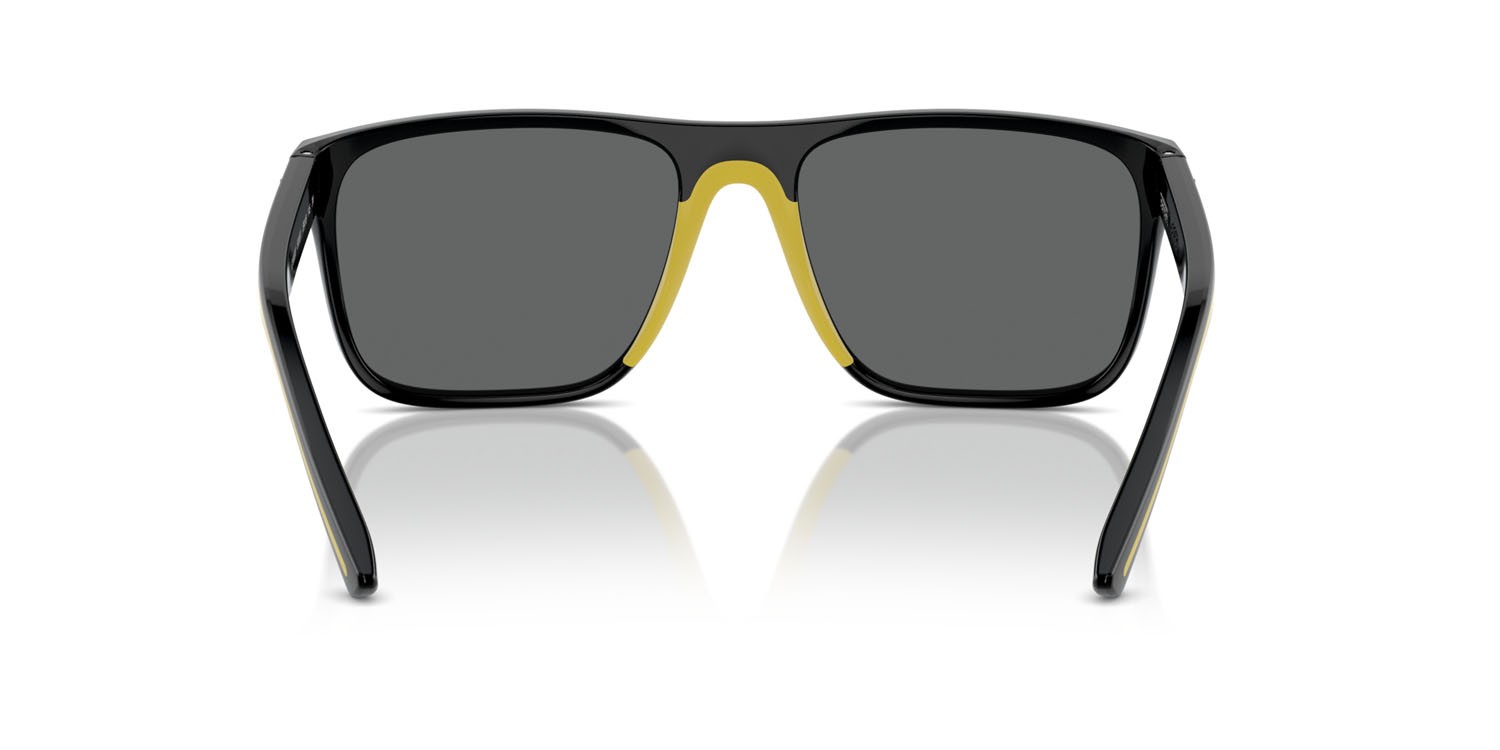 Occhiali da sole Ferrari Scuderia FZ 6002U (501/87) colore nero forma quadrato lenti grigio