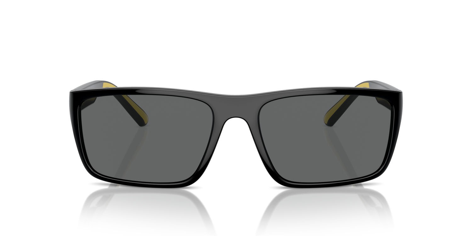 Occhiali da sole Ferrari Scuderia FZ 6003U (501/87) colore nero forma rettangolare lenti grigio