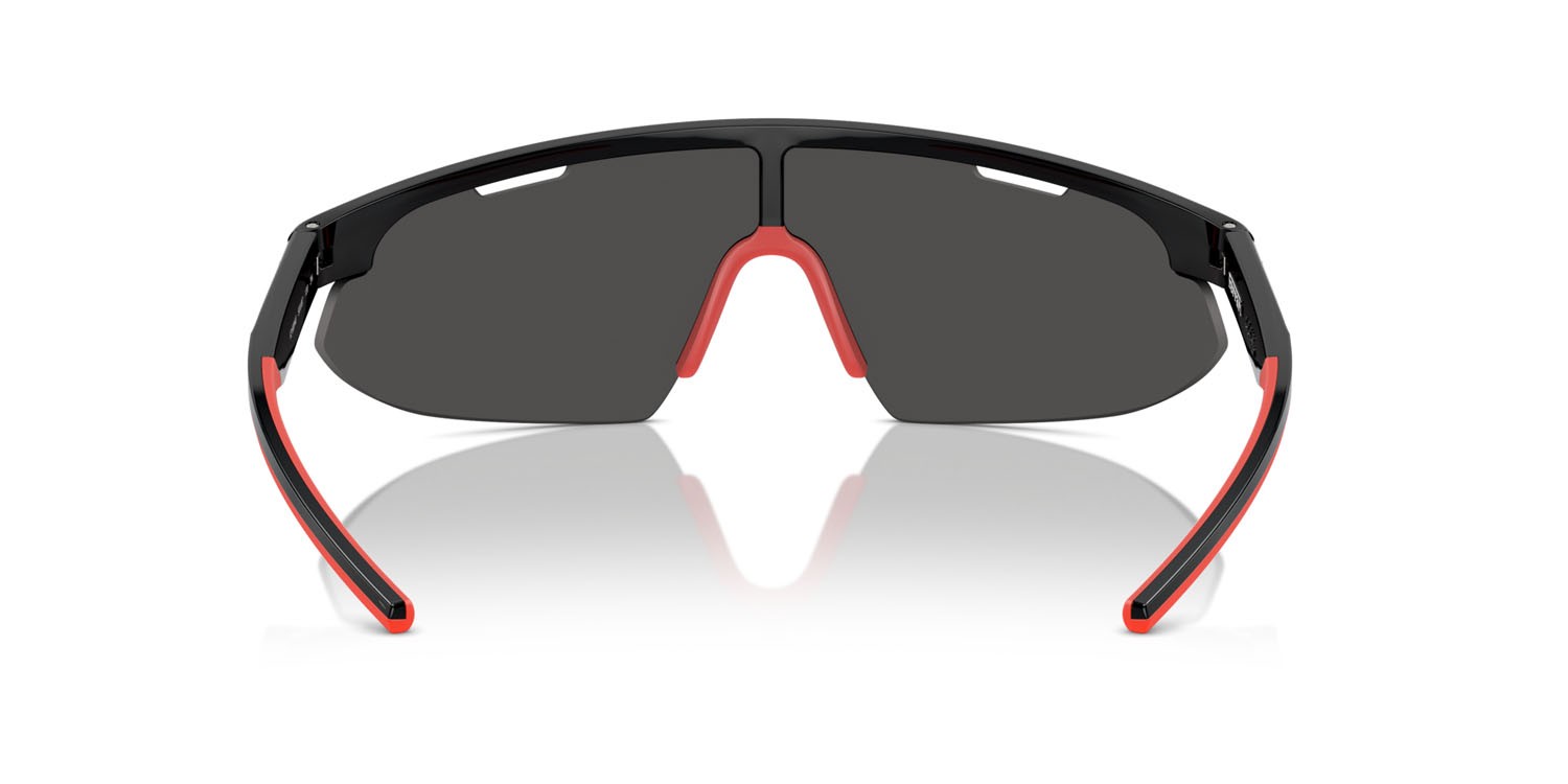 Occhiali da sole Ferrari Scuderia FZ 6004U (501/87) colore nero forma irregolare lenti grigio