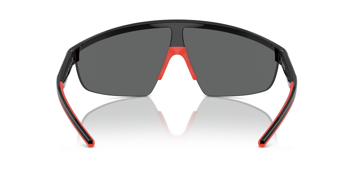 Occhiali da sole Ferrari Scuderia FZ 6005U (501/87) colore nero forma rettangolare lenti grigio