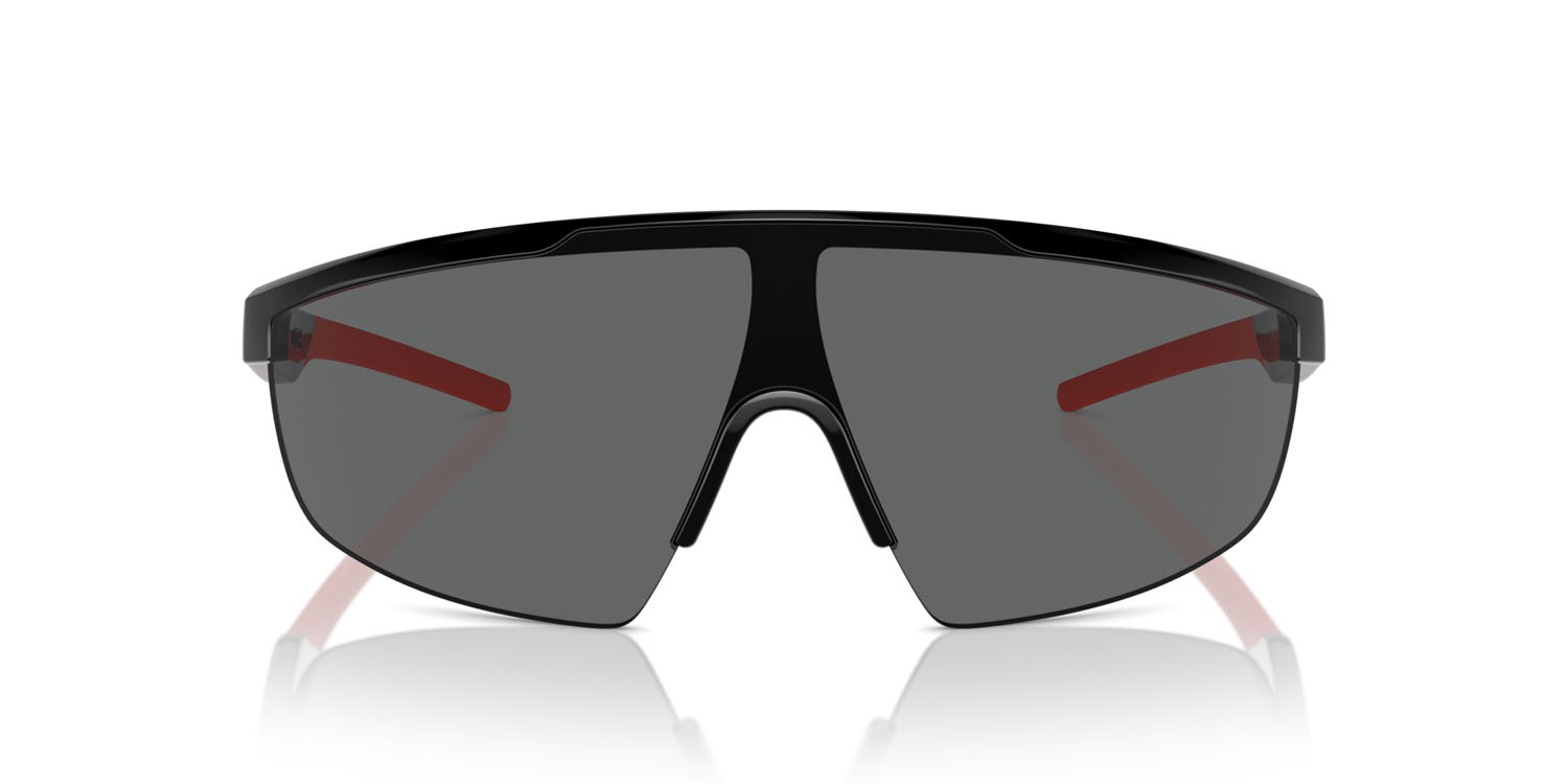 Occhiali da sole Ferrari Scuderia FZ 6005U (501/87) colore nero forma rettangolare lenti grigio