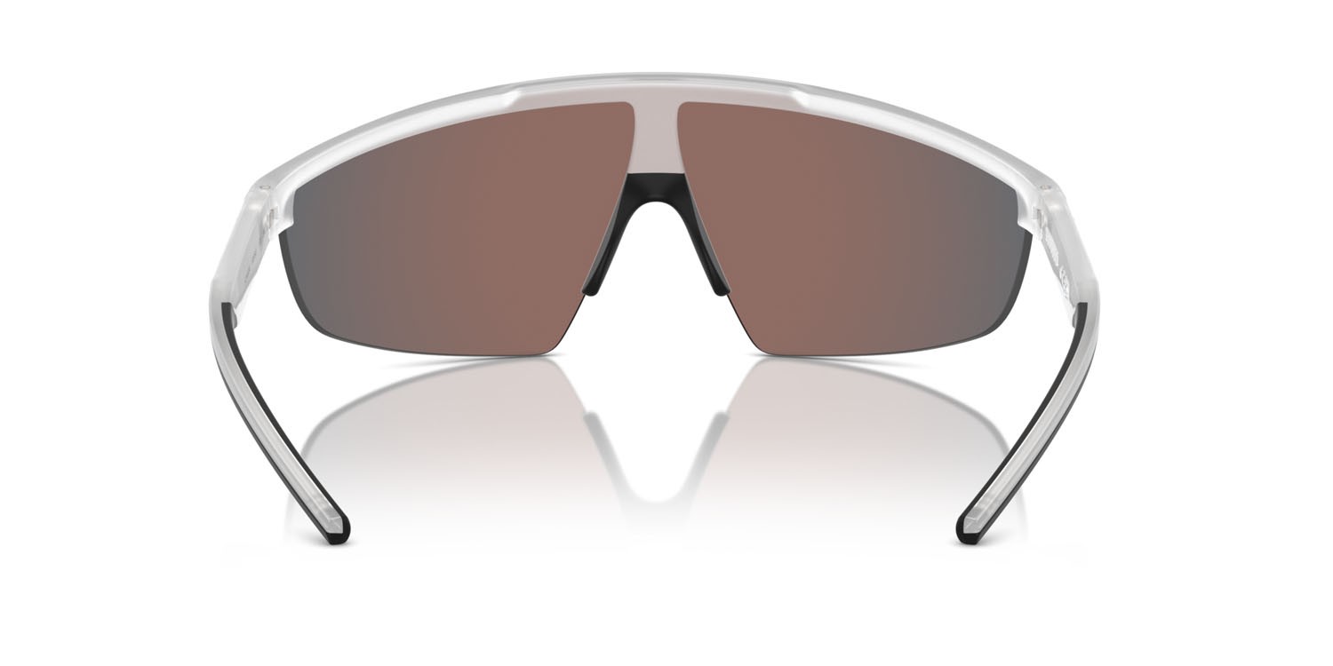 Occhiali da sole Ferrari Scuderia FZ 6005U (505/6Q) colore grigio opale forma rettangolare lenti red gold mirror