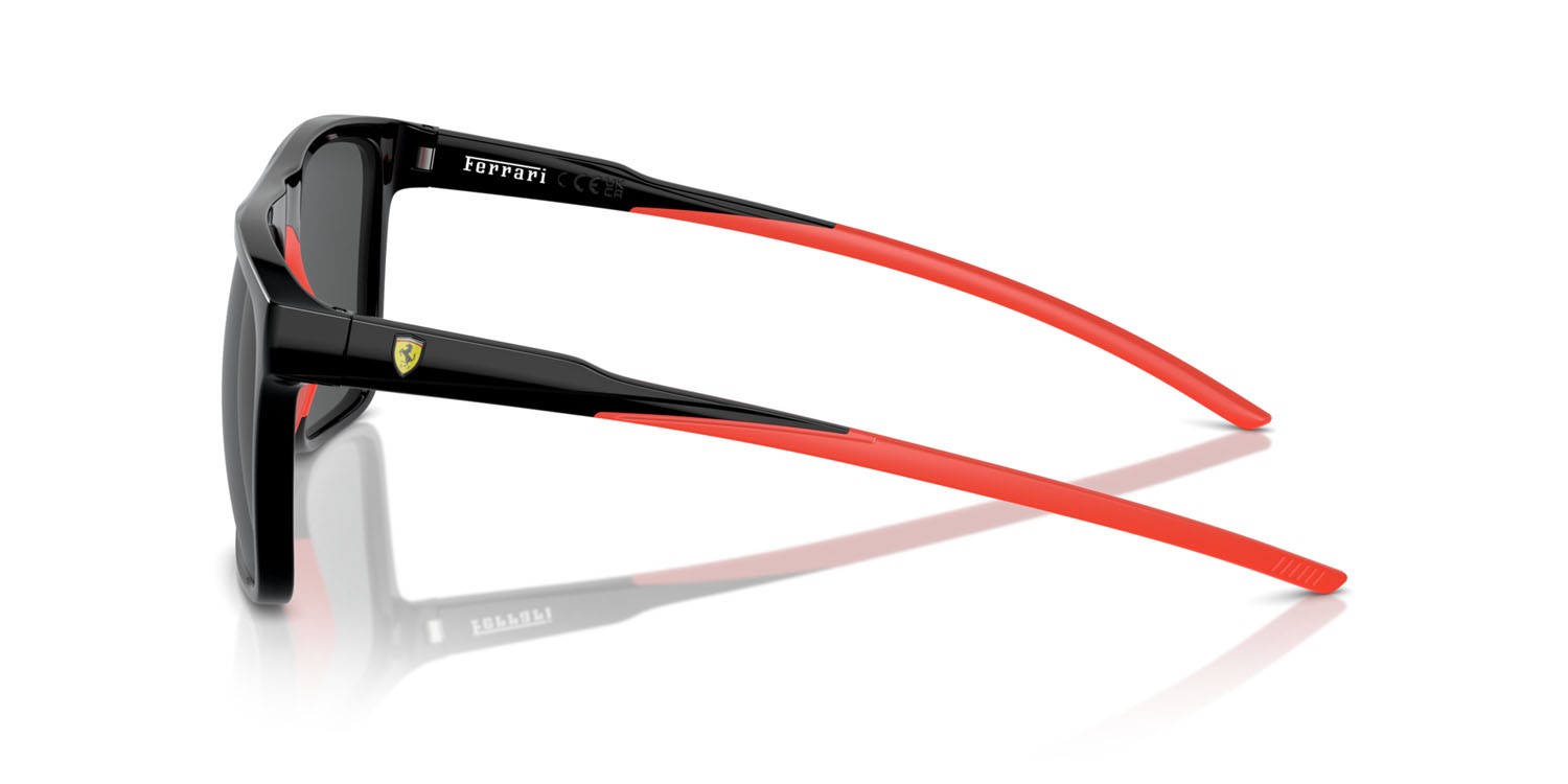 Occhiali da sole Ferrari Scuderia FZ 6006 (501/87) colore nero forma quadrato lenti grigio
