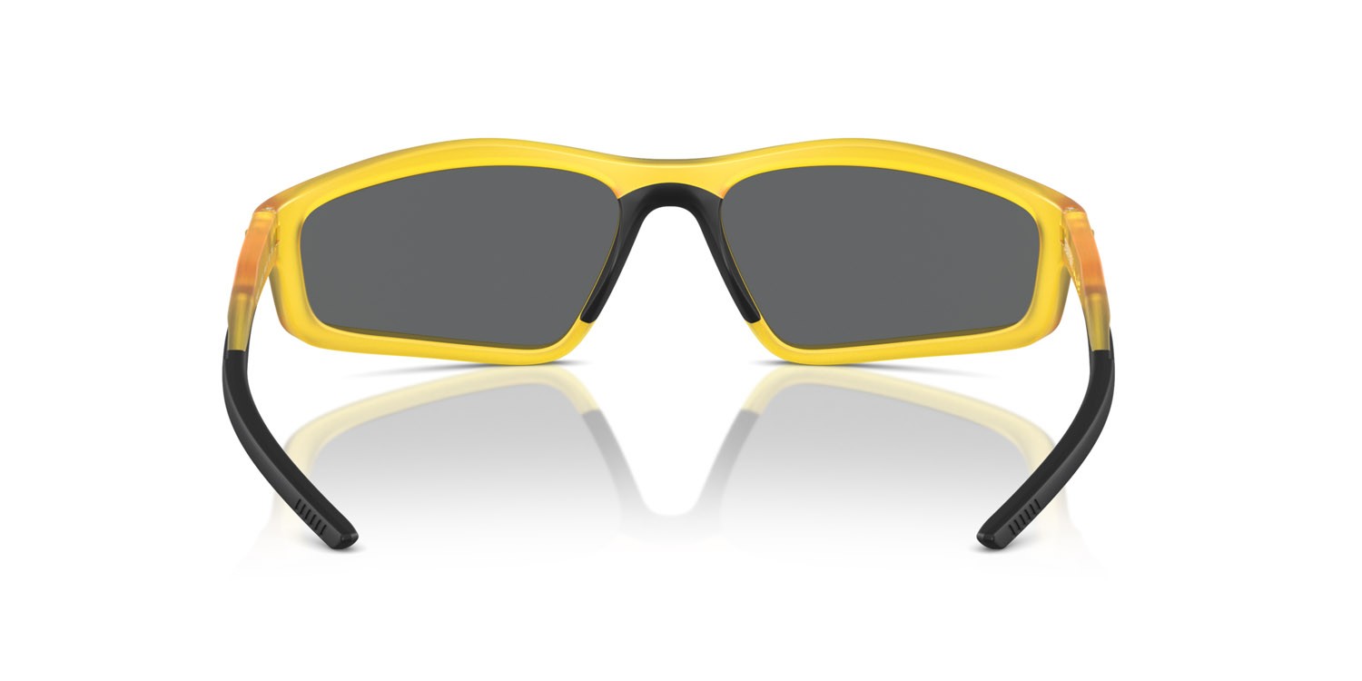 Occhiali da sole Ferrari Scuderia FZ 6007U (507/87) colore yellow opal matte forma irregolare lenti grigio